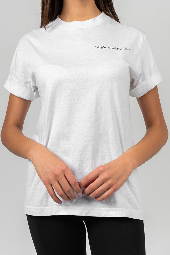 Picture of "A PLAIN WHITE TEE"