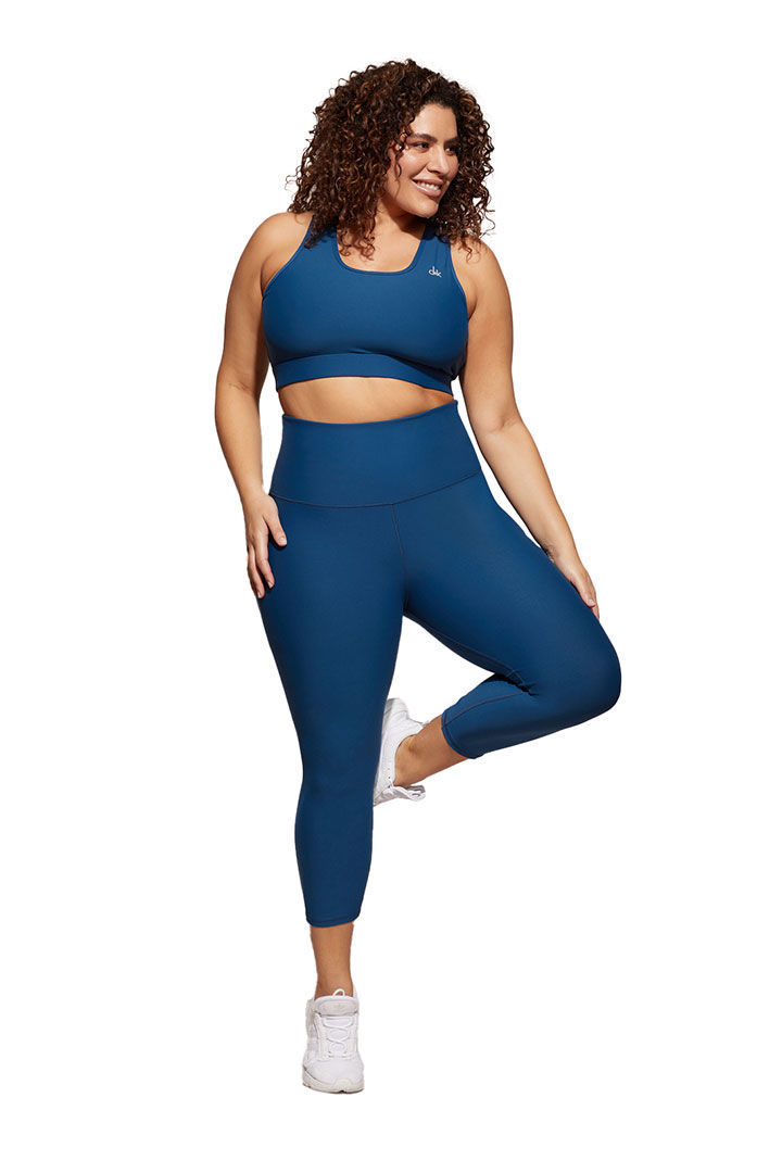 Picture of Navigate High Rider Tight Midi Plus Size-Blue