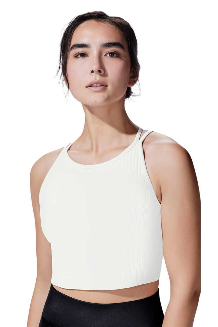 Picture of Reflex Crop Top-Ivory