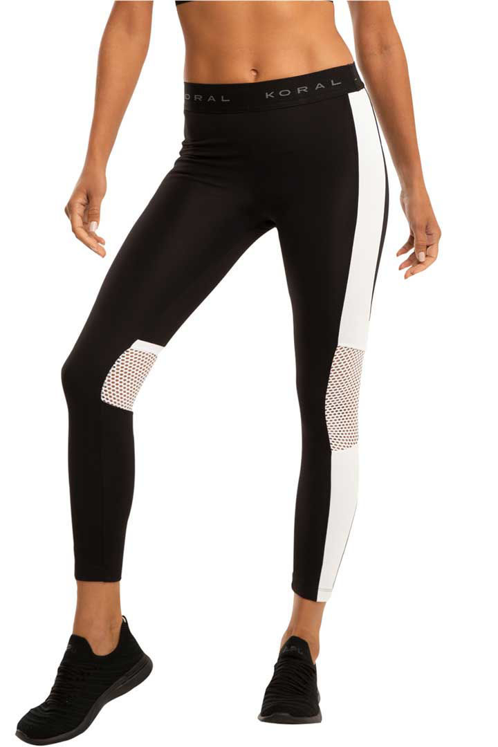 Picture of Emblem H.R. Cropped Legging - Black / White