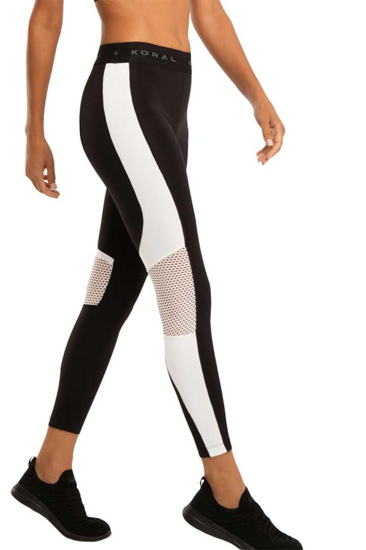 Picture of Emblem H.R. Cropped Legging - Black / White