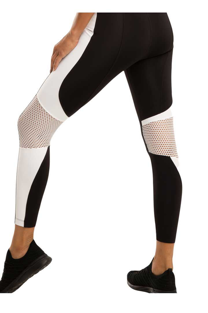 Picture of Emblem H.R. Cropped Legging - Black / White