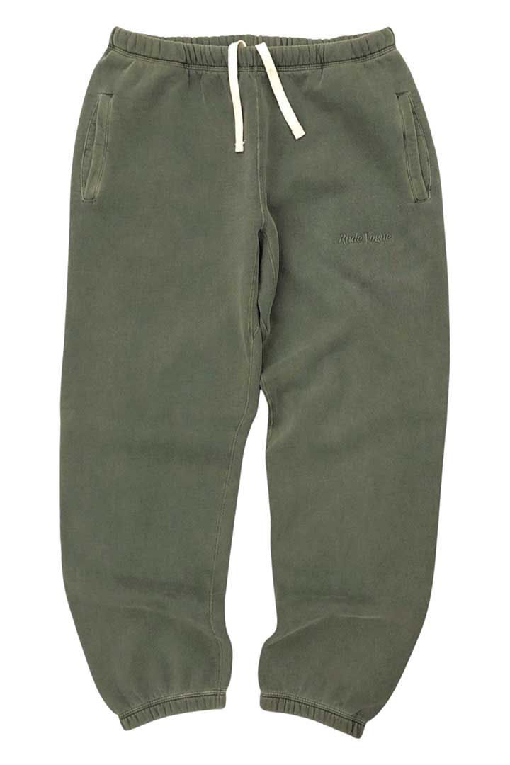 Picture of Rude vogue Washed tonal Sweat Pant -  Washed Olive
