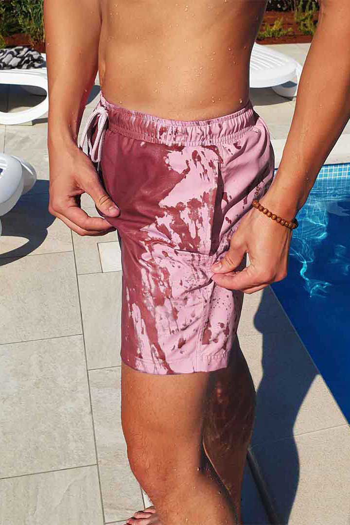 Picture of Sea'Sons Swim Short-Bordeaux-Pink