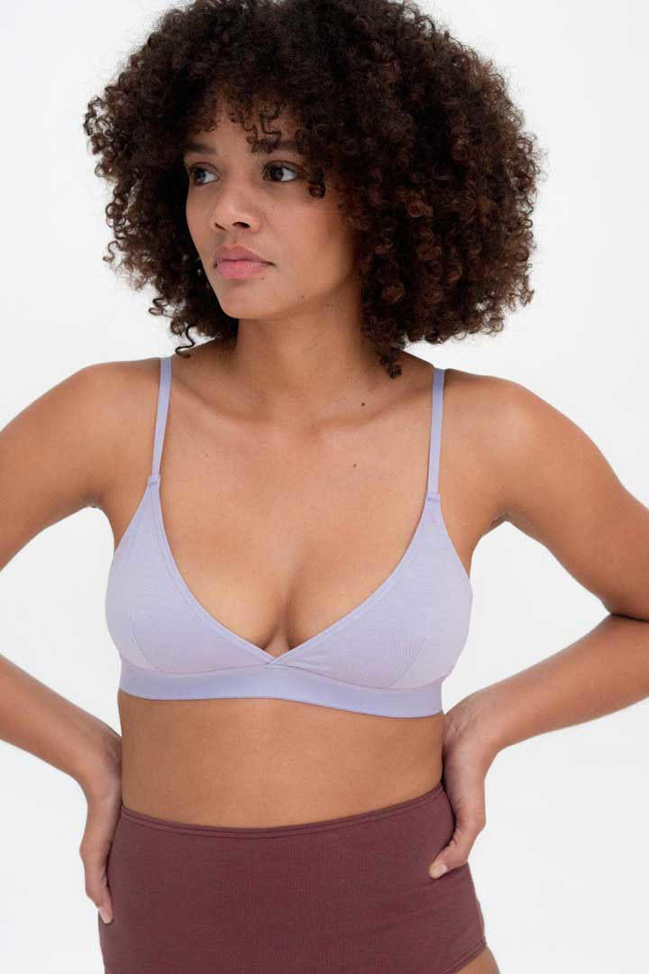 Picture of Triangle Bra-Lilac