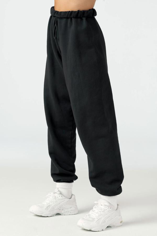 Picture of Oversized Jogger-Black French Terry