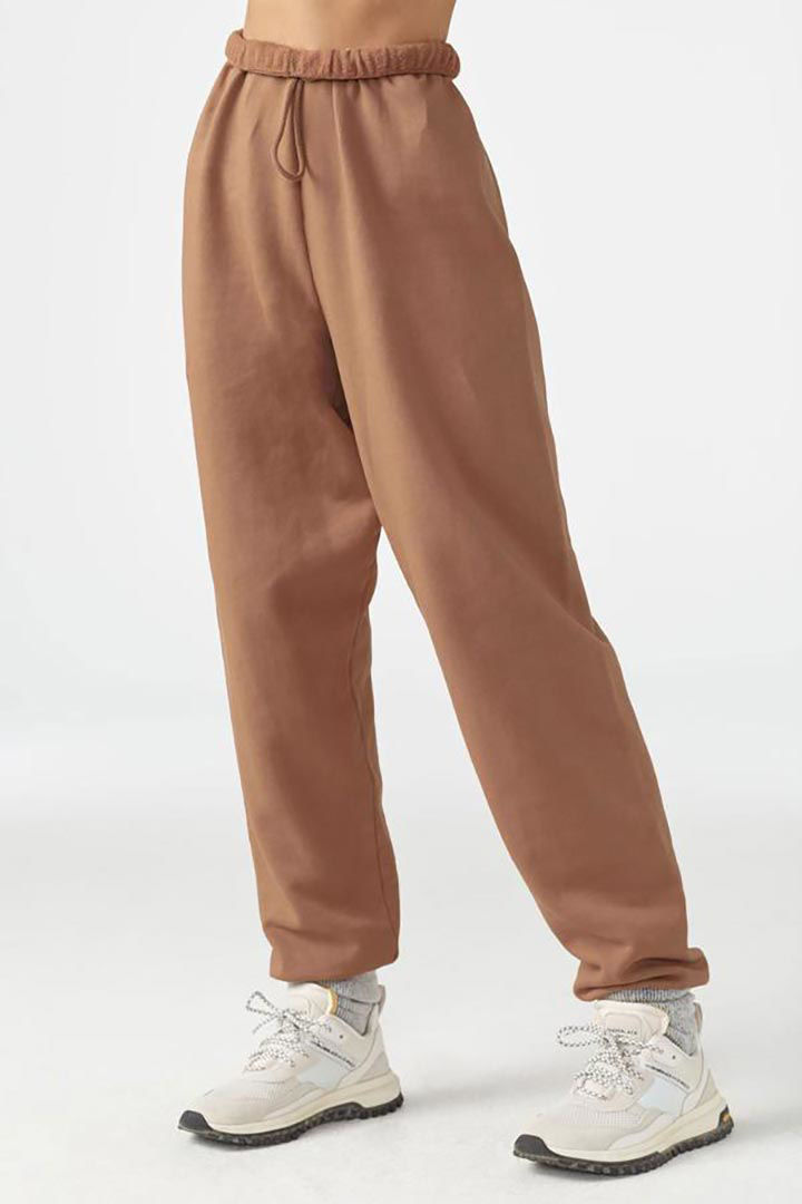 Picture of Oversized Jogger-Terracotta French Terry