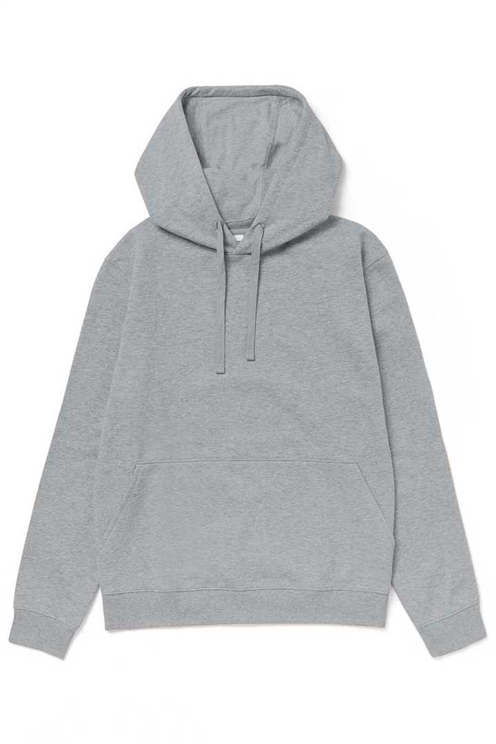 Picture of Recycled Fleece Hoodie-Heather Grey