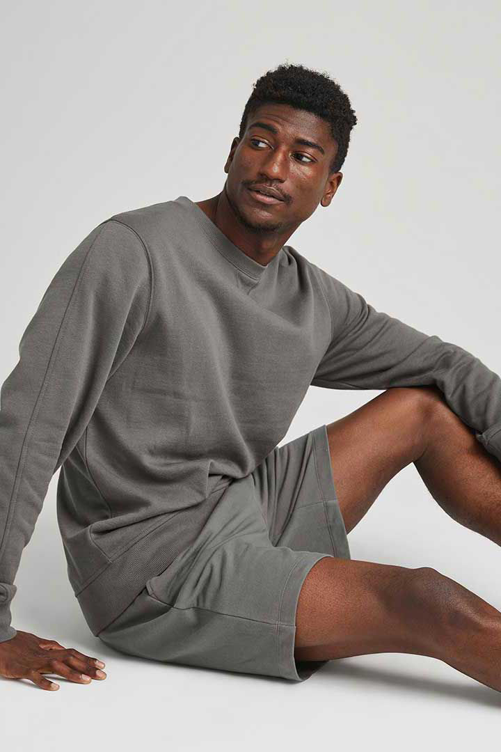 Picture of Recycled Fleece Sweatshirt-Gunmetal