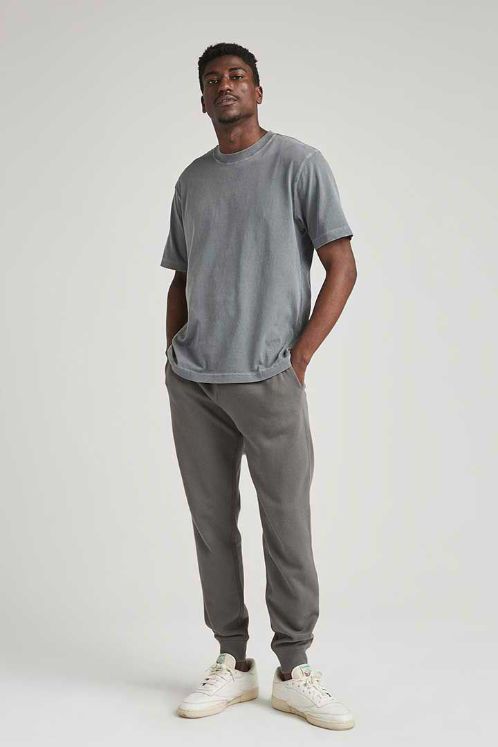 Picture of Recycled Fleece Tapered Sweatpant-Gunmetal