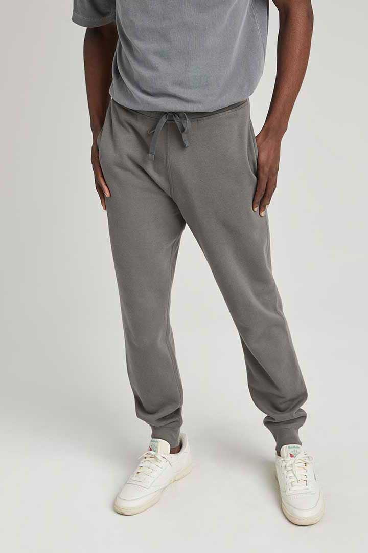 Picture of Recycled Fleece Tapered Sweatpant-Gunmetal