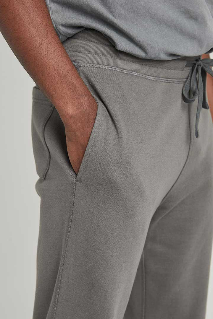 Picture of Recycled Fleece Tapered Sweatpant-Gunmetal