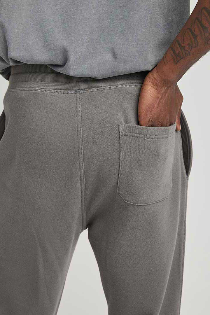 Picture of Recycled Fleece Tapered Sweatpant-Gunmetal