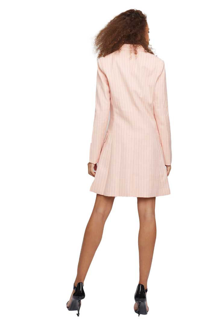 Picture of The "TRIAL" Blazer Dress - Peach / Beige