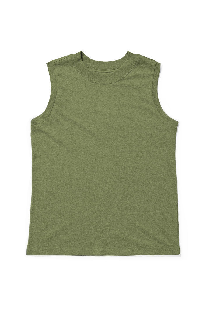 Picture of Easy Muscle Tank-Olive Army