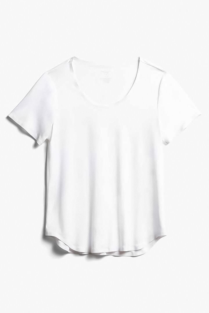 Picture of Luxe Touch Tee-White