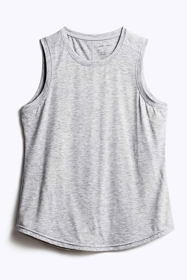 Picture of Women Composite Merino Active Tank-Grey Heather