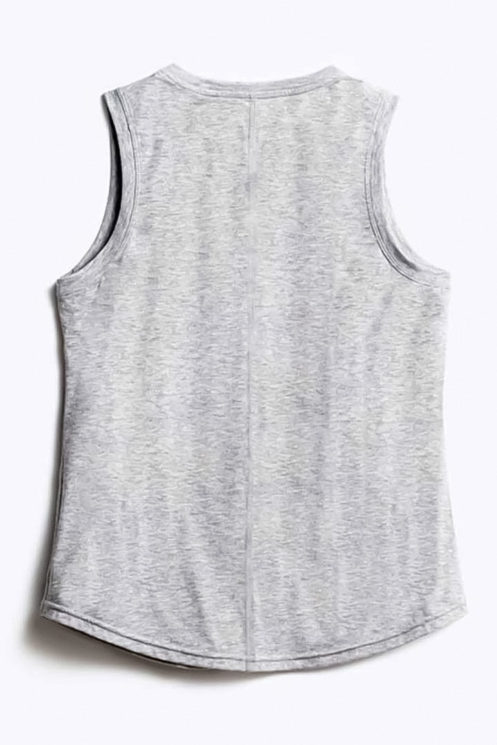 Picture of Women Composite Merino Active Tank-Grey Heather