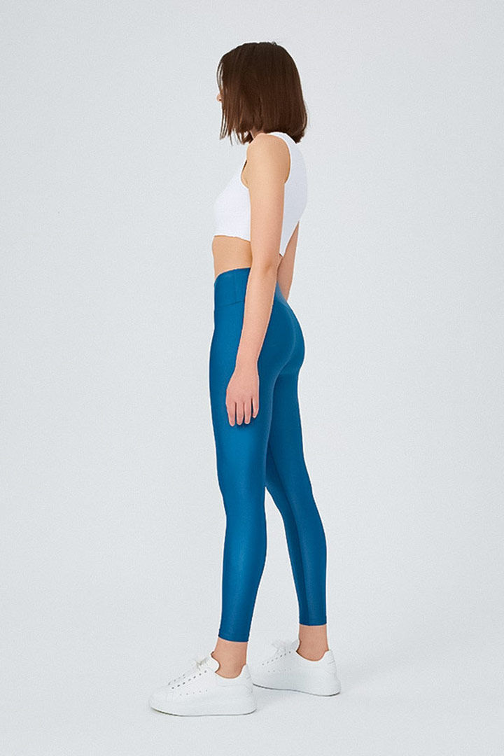 Picture of Glitter Leggings-Aqua