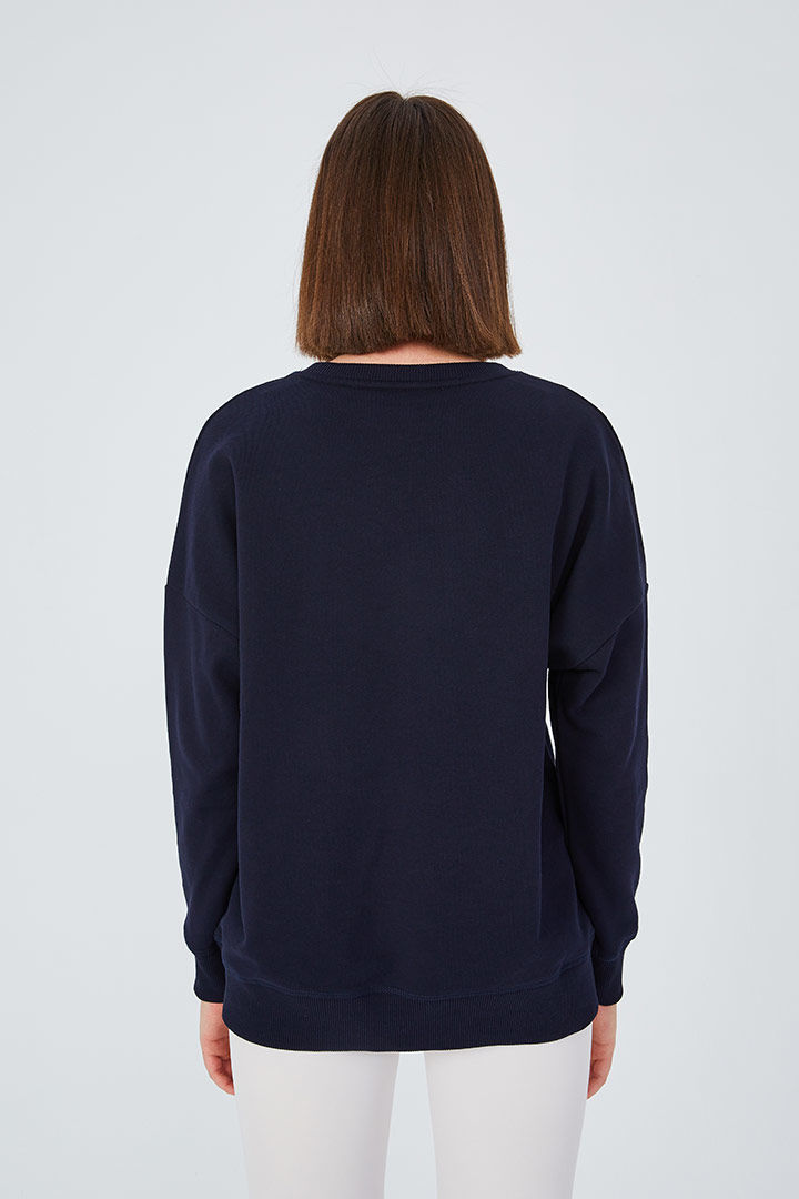 Picture of Up & Fit Sweatshirt-Night Blue