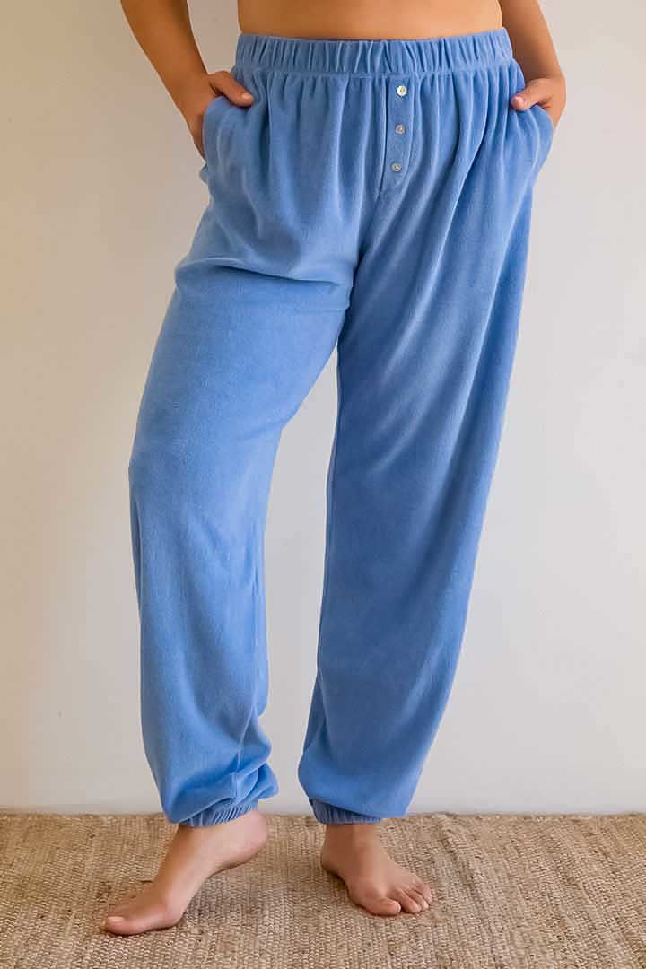 Picture of Terry Henley Sweat Pant-Denim