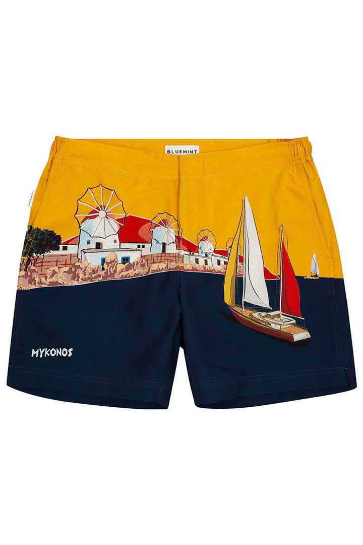 Picture of Bond Limited Edition Swim Short-Mykonos