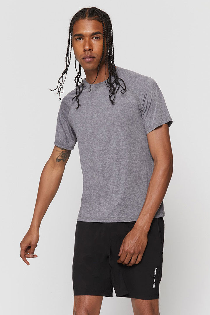 Picture of Aries Active Tee-Heather Grey