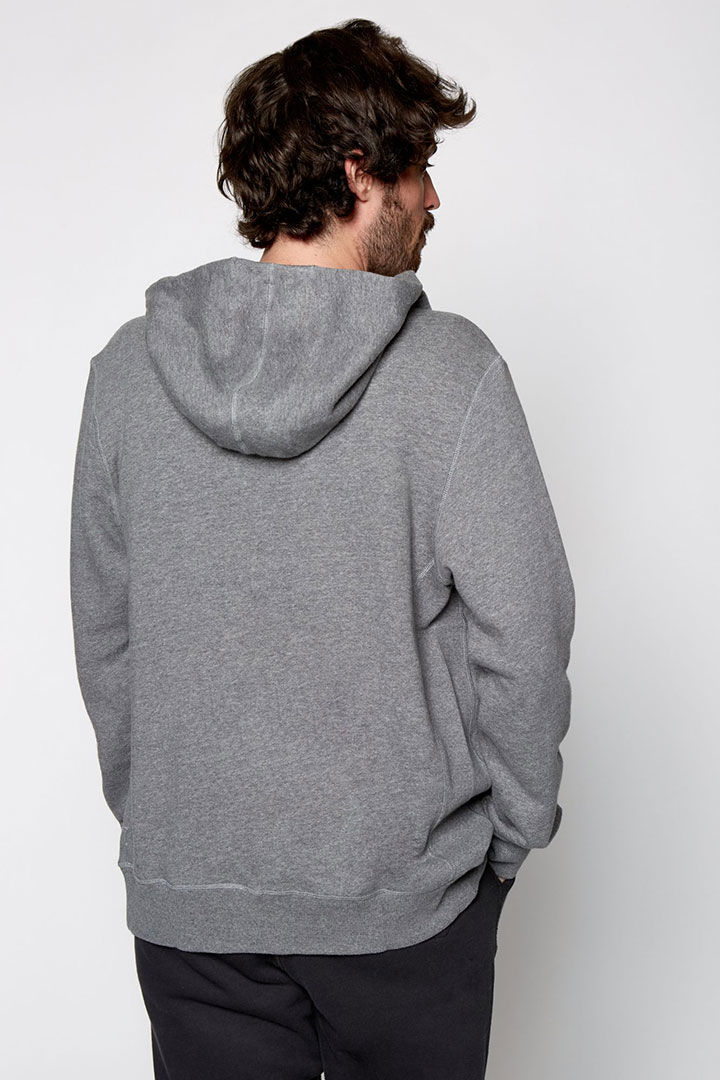 Picture of Classic Zip Hoodie- heather Grey