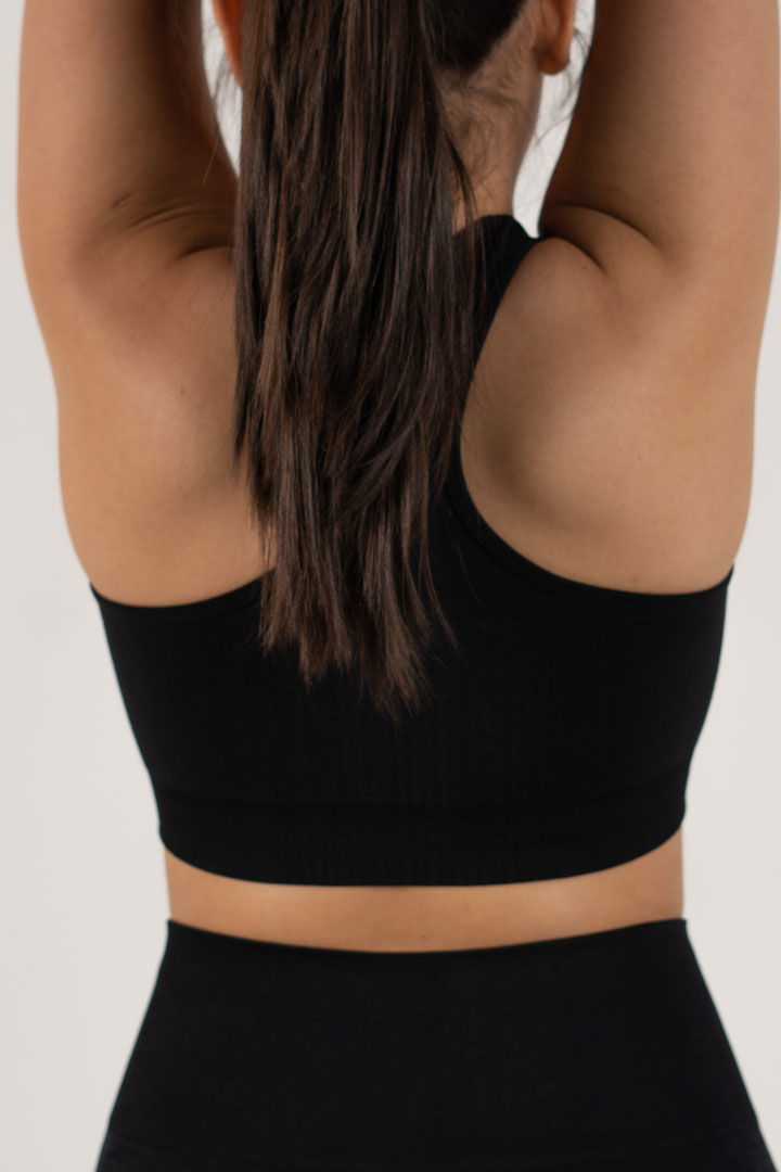 Picture of Peppy 01 Seamless Sports Bra-Black