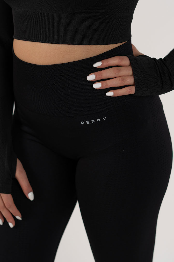 Picture of Peppy 02 Seamless Leggings-Black