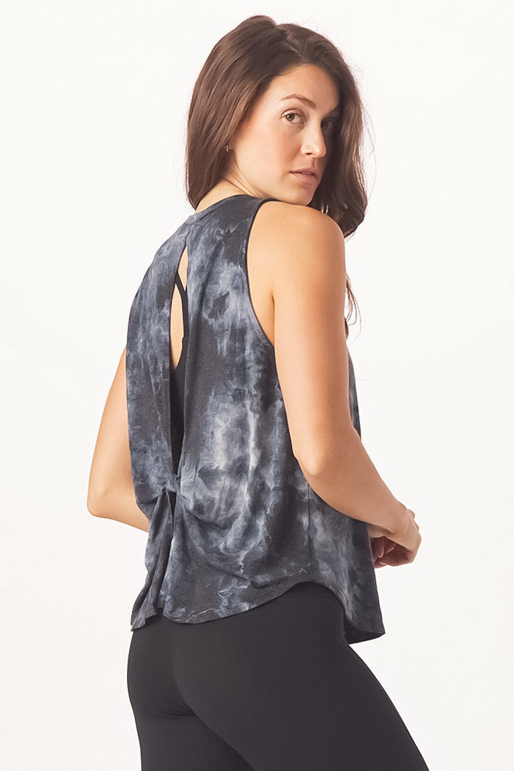 Picture of Electric Tank-Black Tie Dye