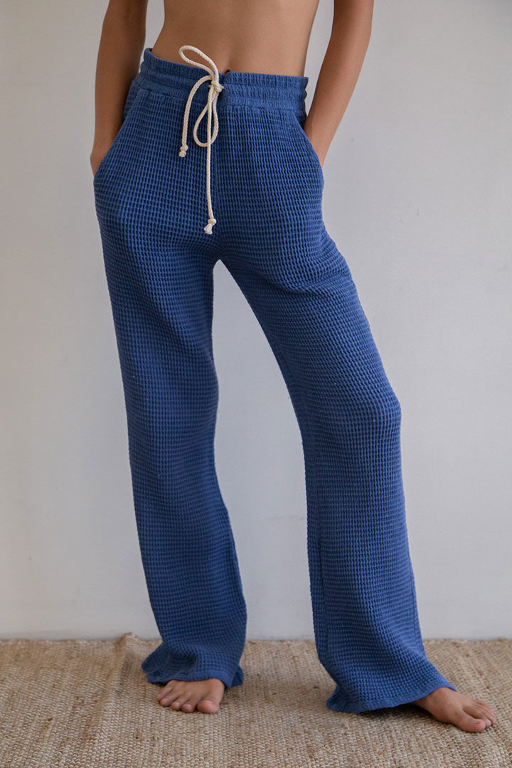 Picture of Waffle Pant-Indigo