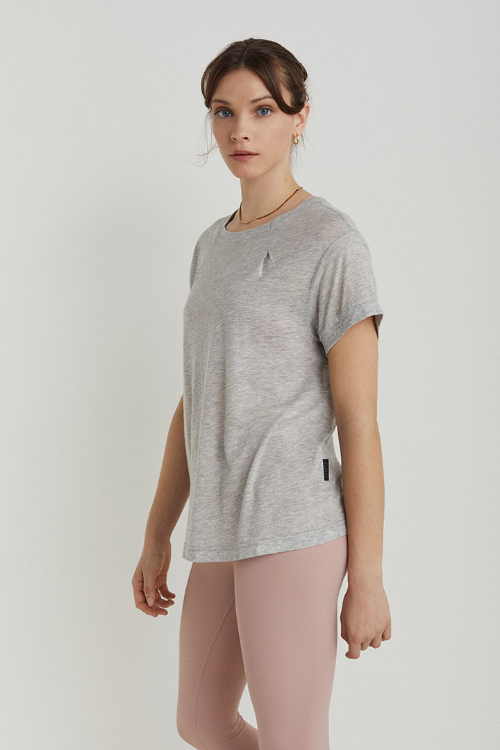 Picture of Madison Tee-Light grey marl