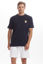 Picture of Towelling T-Shirt Skull-Navy Blue