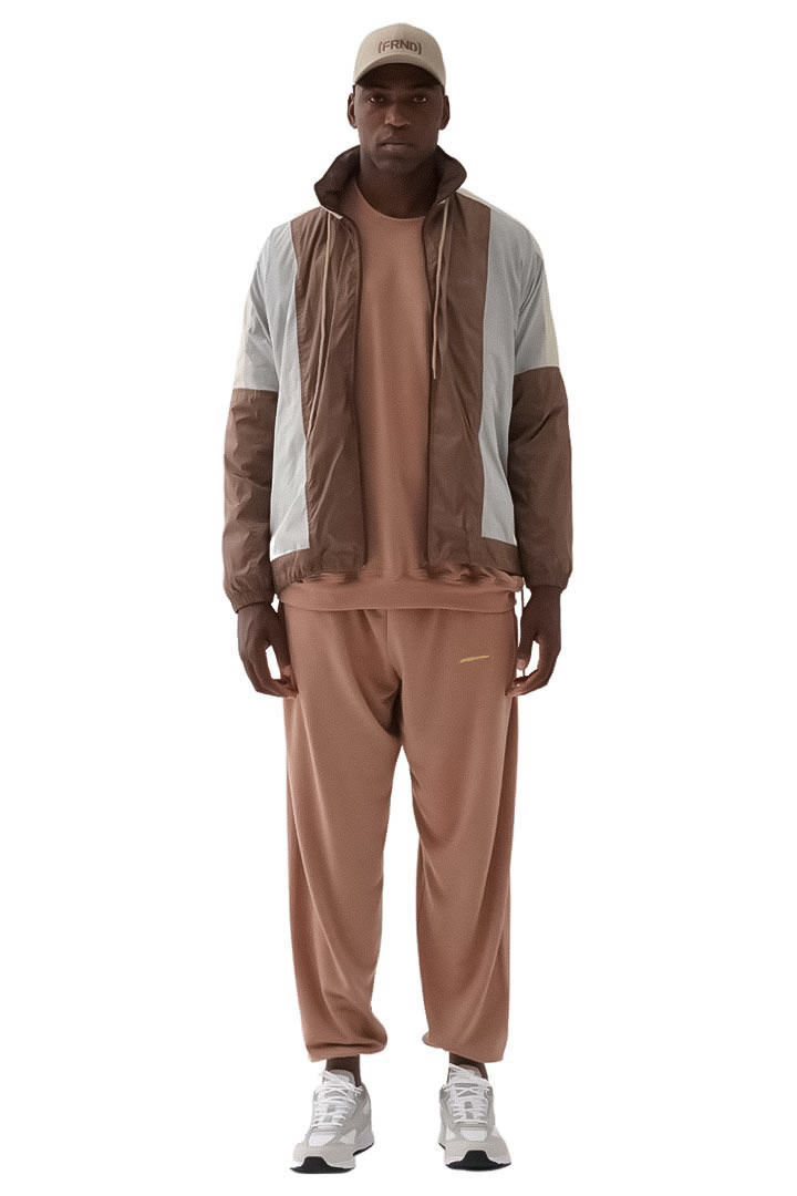 Picture of Frnd Tracksuit Jacket - Brown+Beige+Grey