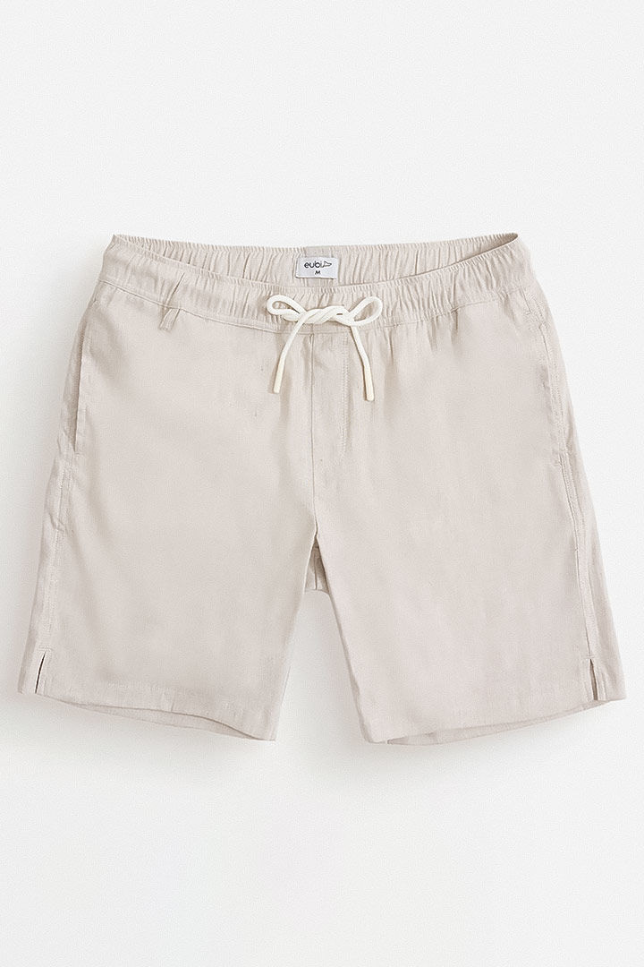 Picture of Linen Easy Shorts-Sandy Beige