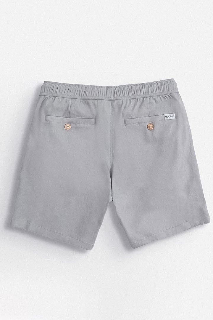 Picture of Linen Easy Shorts-Ash Grey