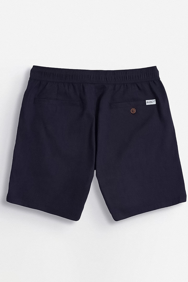 Picture of Linen Easy Shorts-Navy Blue