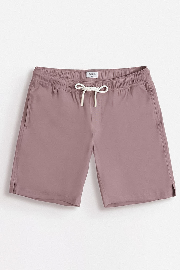 Picture of Linen Easy Shorts-Mauve Pink