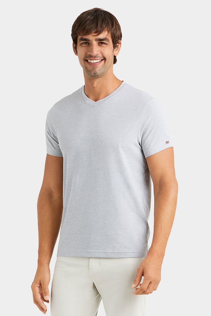 Picture of Element V-Neck Tee  -Heather Grey