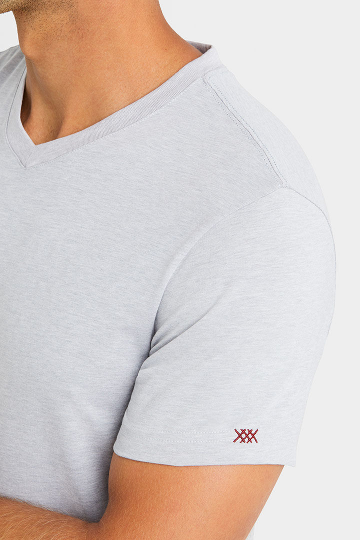 Picture of Element V-Neck Tee  -Heather Grey