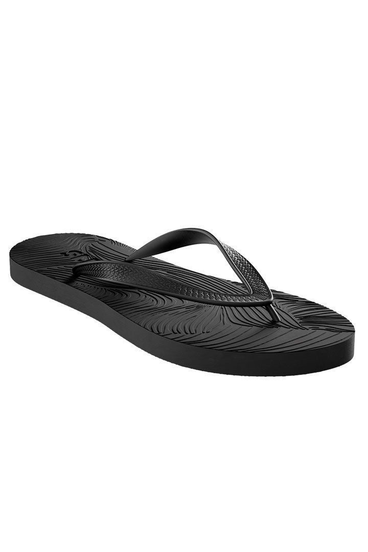 Picture of Mens Regular Flip Flops-Black