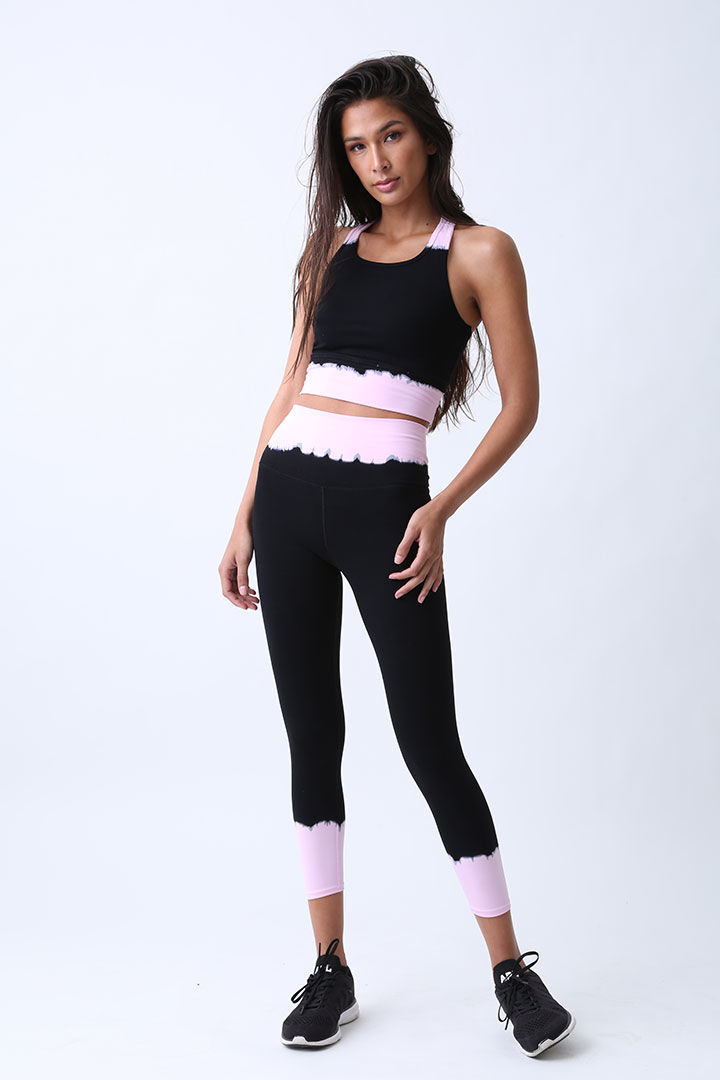 Picture of Venice Legging-Margin - Onyx/Pink