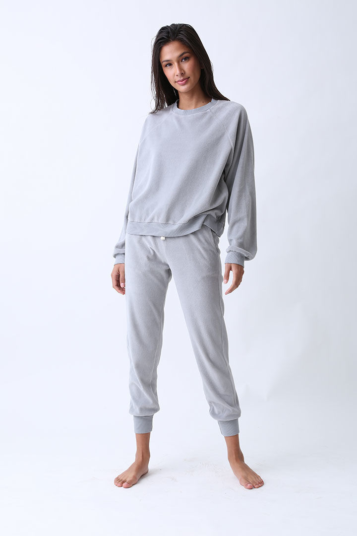 Picture of Avery Sweatpant (Velour) - Thunder