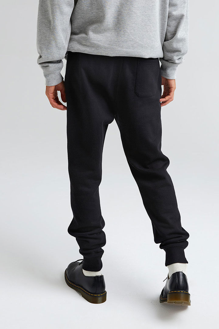 Picture of Recycled Fleece Tapered Sweatpant-Black