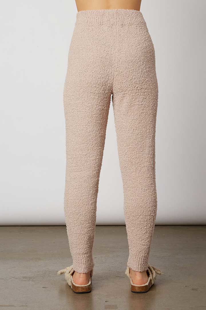 Picture of Ribbed Plush Jogger-Truffle