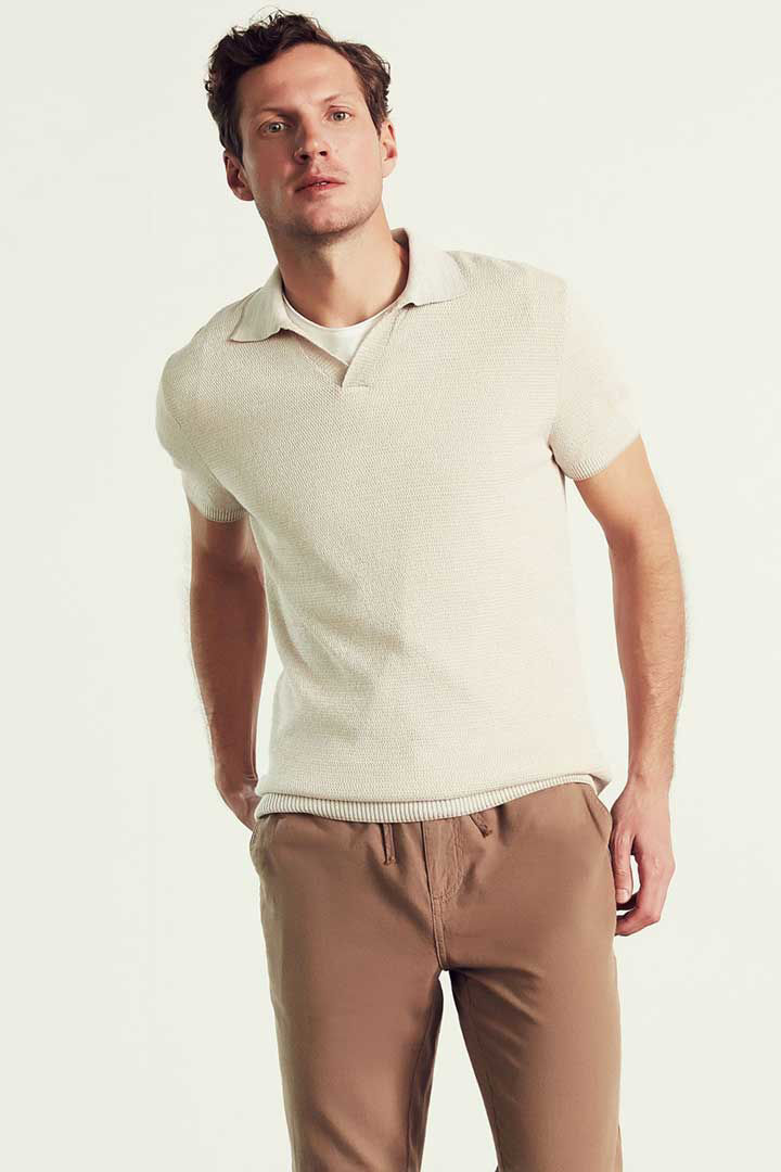 Picture of Collared Shirt-Beige