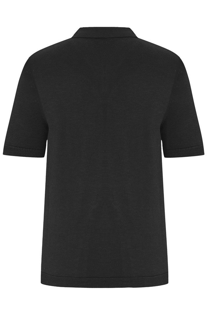 Picture of Cotton Polo-Black