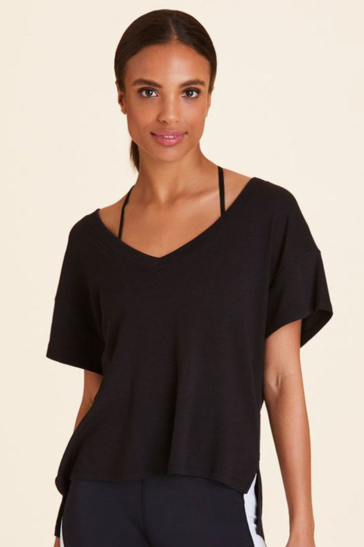 Picture of Indio Rib Tee-Black
