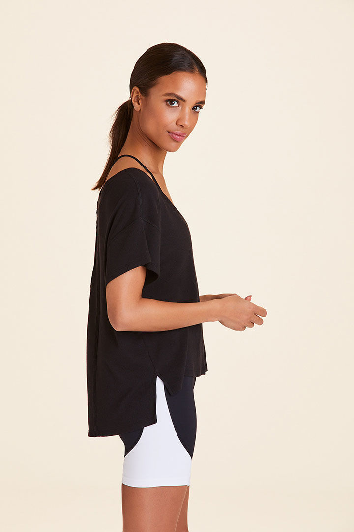 Picture of Indio Rib Tee-Black